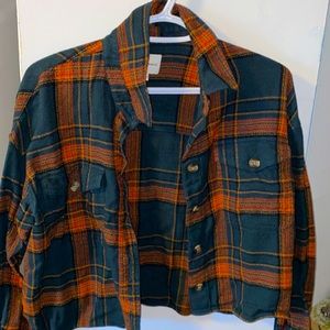 Cropped flannel